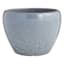 Ty Pennington Indoor Blue Bubble Glaze Ceramic Planter, Large