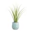 Ty Pennington Indoor Blue Indra Ceramic Planter, Medium