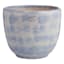 Ty Pennington Blue Moss Ceramic Cup Outdoor Planter, Medium