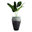 Green and Black Lava Arcadia Outdoor Planter, Medium