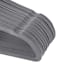25-Pack Velvet Hangers, Grey