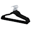 50-Pack Velvet Suit Hangers, Black