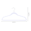 50-Pack Velvet Suit Hangers, Pearl White