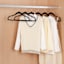 Tiny Dreamers 10-Piece Velvet Hanger, Black