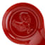 Red Ceramic Rooster Spoon Rest
