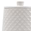 Honeybloom White Pasadena Canister, Small