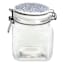 Blue & White Tile Top Canister, Large