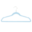 50-Pack Velvet Suit Hangers, Pastel Blue