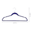25-Pack Velvet Hangers, Navy Blue