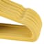 Tiny Dreamers 10-Piece Velvet Hanger, Popcorn Yellow