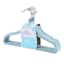 Tiny Dreamers 10-Piece Velvet Hanger, Cerulean