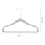 Tiny Dreamers 10-Piece Velvet Hanger, Harbor Mist