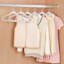Tiny Dreamers 10-Piece Velvet Hanger, Cloud Dancer