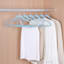25-Pack Velvet Hangers, Cool Blue