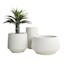 Japi Brut Off-White Outdoor Planter, Small