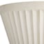 Providence White Fluted Florence Outdoor Planter, Large