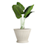 Providence White Fluted Florence Outdoor Planter, Large