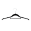 10-Piece Velvet Shirt Hangers, Black
