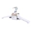 10-Piece Velvet Shirt Hangers, Pearl White