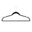 10-Piece Velvet Suit Hangers, Black