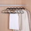 10-Piece Velvet Suit Hangers, Black