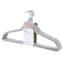 10-Piece Velvet Suit Hangers, Grey