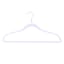 10-Piece Velvet Suit Hangers, Pearl White