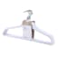 10-Piece Velvet Suit Hangers, Pearl White