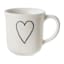 Honeybloom Farmhouse Speckled Heart Stoneware Mug