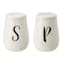 Honeybloom Farmhouse Speckled Stoneware Salt & Pepper Shaker Set