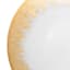 Prosecco Gold Foil Rim Glass Plate