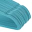 50-Pack Velvet Suit Hangers, Turkish Blue