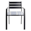 Calisto Pinstripe Outdoor Square Seat Cushion