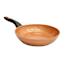 2-Pack Copper Finish Ceramic Frying Pan, 8"/10"