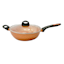 Jumbo Copper Finish Ceramic Saute Pan, 3qt