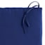 Navy Blue Canvas Outdoor Square Seat Cushion