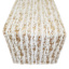 Gold Foiled Faux Fur Table Runner, 72"