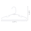 Tiny Dreamers 10-Piece Hanger, White