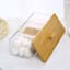 3-Section Clear Cosmetic Organizer with Bamboo Lid