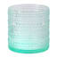 Set of 4 Cyan Blue Spectra Double Old Fashioned Glasses, 13oz