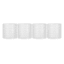 Set of 4 Clear Spectra Double Old Fashioned Glasses, 13oz