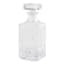 Clear Cut-Glass Square Decanter, 25.3oz