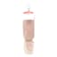 Tracey Boyd Pink Ribbed Totem Pillar Candle, 3x8