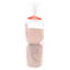 Tracey Boyd Pink Ribbed Totem Pillar Candle, 3x10