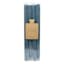 4-Pack Blue Unscented Taper Candles, 10"