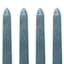 4-Pack Blue Unscented Taper Candles, 10"