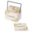 Set of 6 Lemon Coasters with Caddy