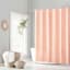 13-Piece Brampton Coral Leaves Shower Curtain Set, 70x72