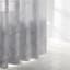 13-Piece Brampton Grey Leaves Shower Curtain Set, 70x72