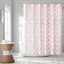 13-Piece Karma Shibori Coral Shower Curtain Set, 70x72